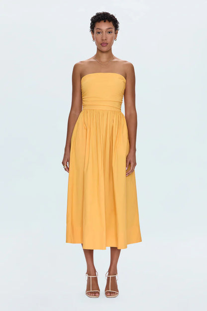 PISTOLA - FLORENCE STRAPPY BACK DRESS PAPAYA