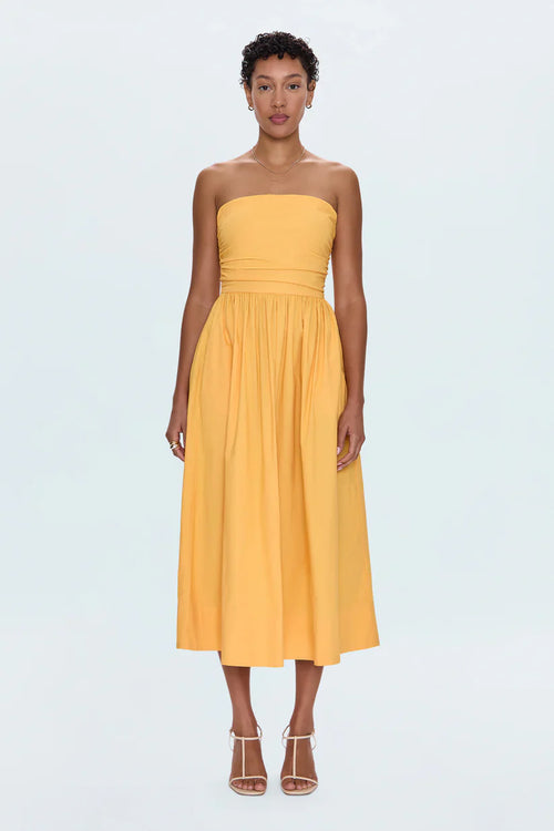PISTOLA - FLORENCE STRAPPY BACK DRESS PAPAYA