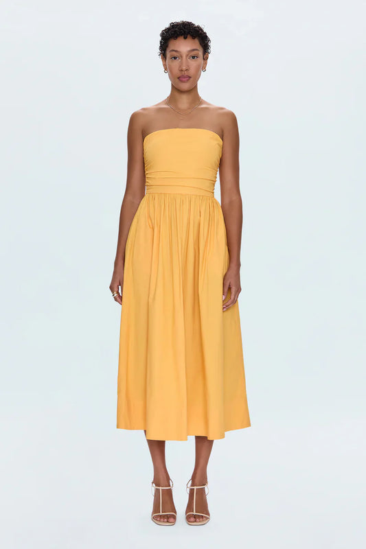 PISTOLA - FLORENCE STRAPPY BACK DRESS PAPAYA