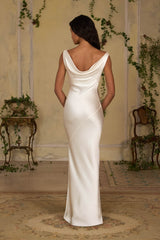 Selene Dress in Pearl