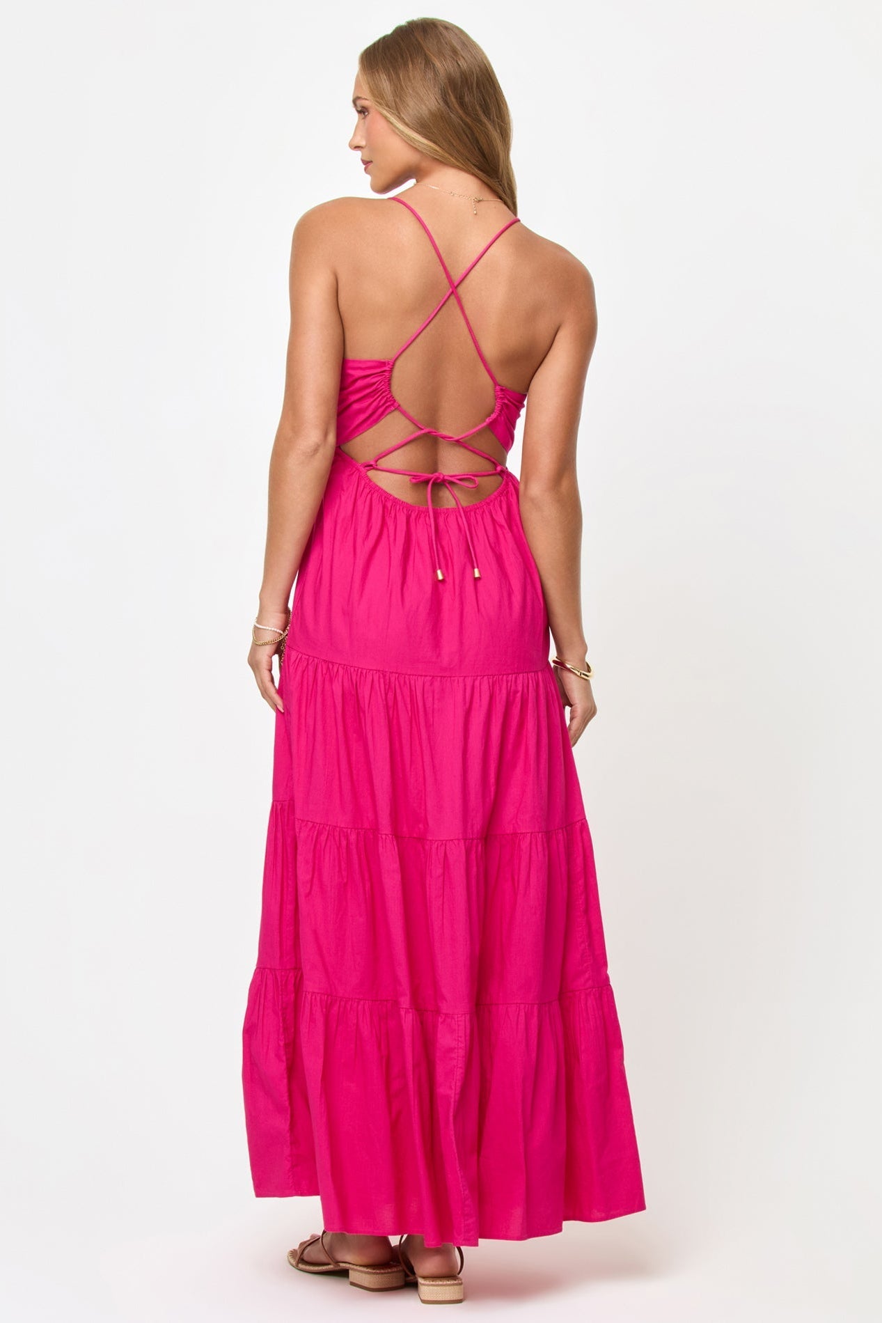 LSPACE - LAINA DRESS BOUGAINVILLEA