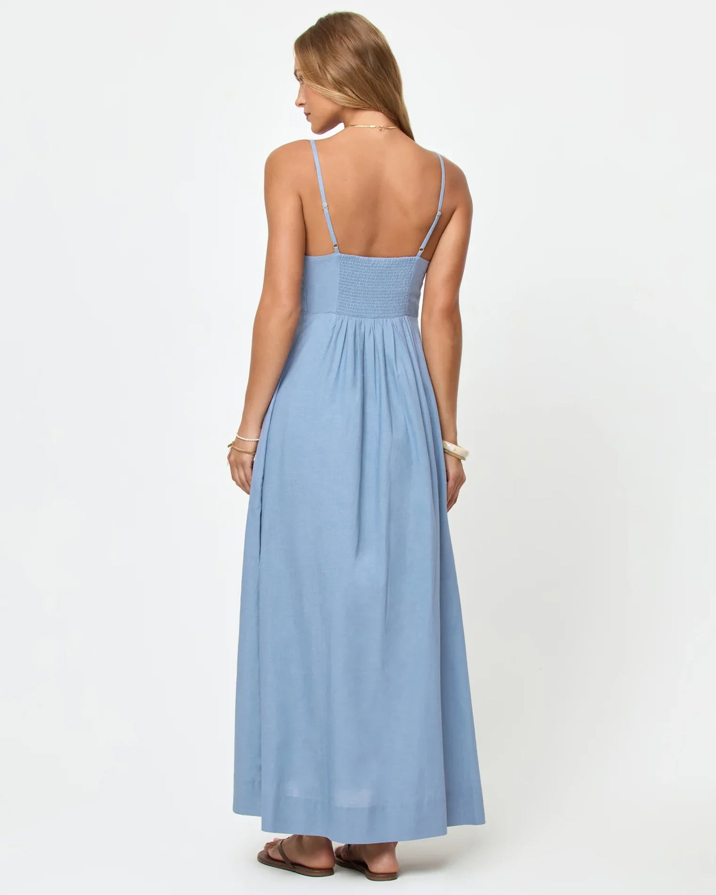 LSPACE - MABEL MAXI DRESS CHAMBRAY