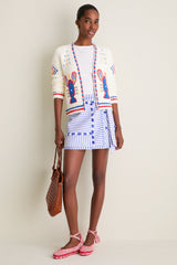 Coastal Stripe Bay Skirt