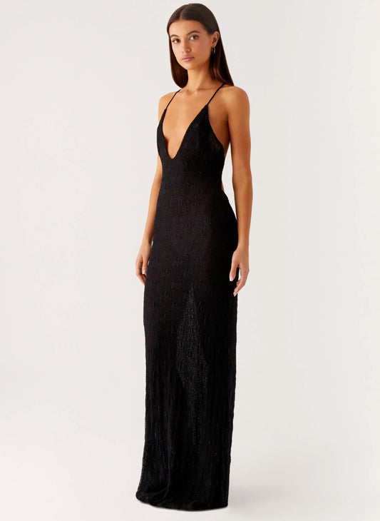 Kylia Maxi Dress - Black