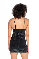Seamless Wavy Lurex Mini