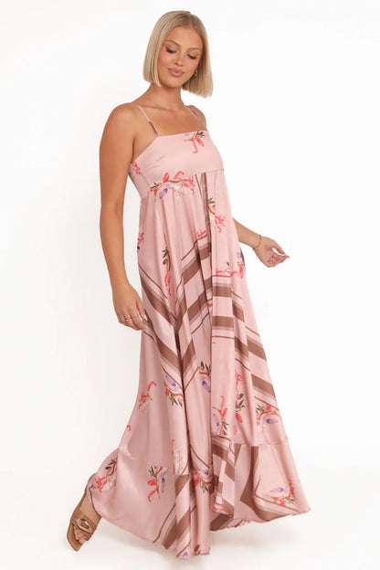 PETAL & PUP - ELANOR MAXI DRESS PINK COCOA