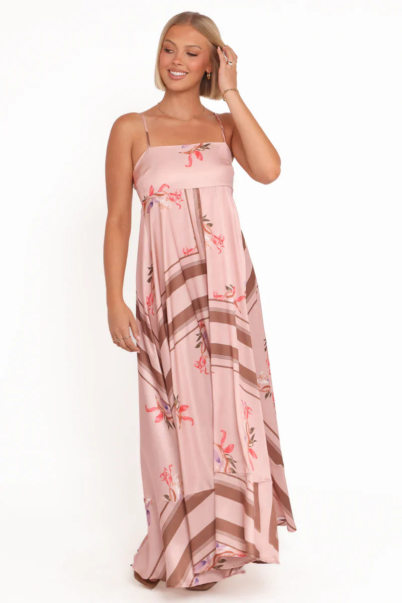 PETAL & PUP - ELANOR MAXI DRESS PINK COCOA