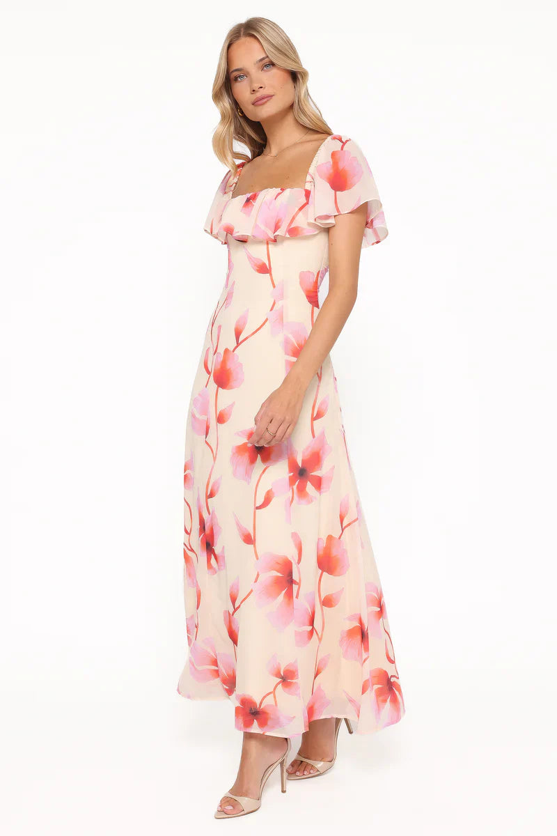 PETAL & PUP - KAMIE MAXI DRESS PINK FLORAL