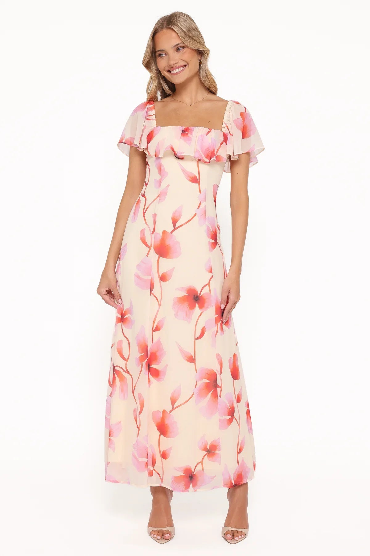 PETAL & PUP - KAMIE MAXI DRESS PINK FLORAL
