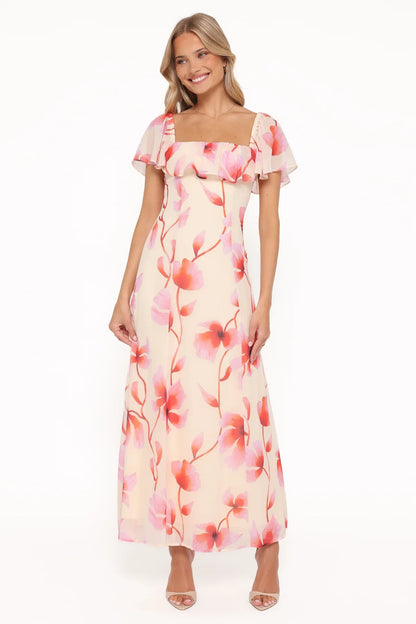 PETAL & PUP - KAMIE MAXI DRESS PINK FLORAL
