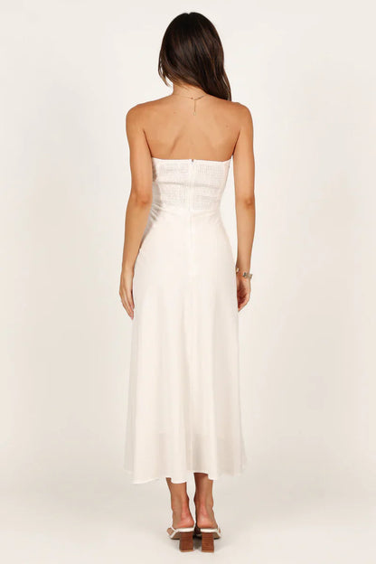 PETAL & PUP - ROSETTA DRESS WHITE