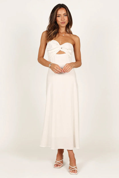 PETAL & PUP - ROSETTA DRESS WHITE