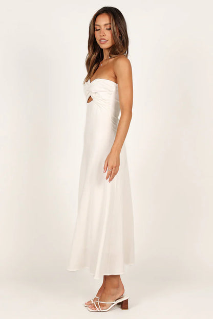 PETAL & PUP - ROSETTA DRESS WHITE